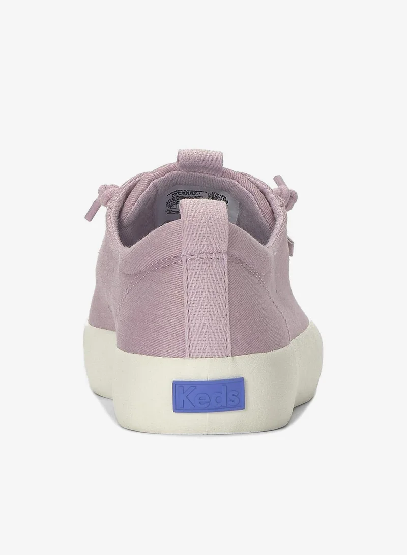 Keds Keds Women's Kickback Canvas Slip On Casual Sneaker Purple